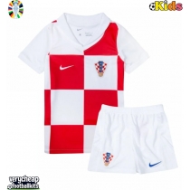 Croatia Replica Home Minikit Euro 2024 Short Sleeve (+ pants)